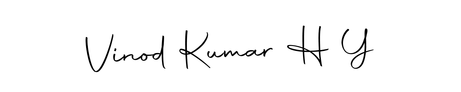 It looks lik you need a new signature style for name Vinod Kumar H Y. Design unique handwritten (Autography-DOLnW) signature with our free signature maker in just a few clicks. Vinod Kumar H Y signature style 10 images and pictures png