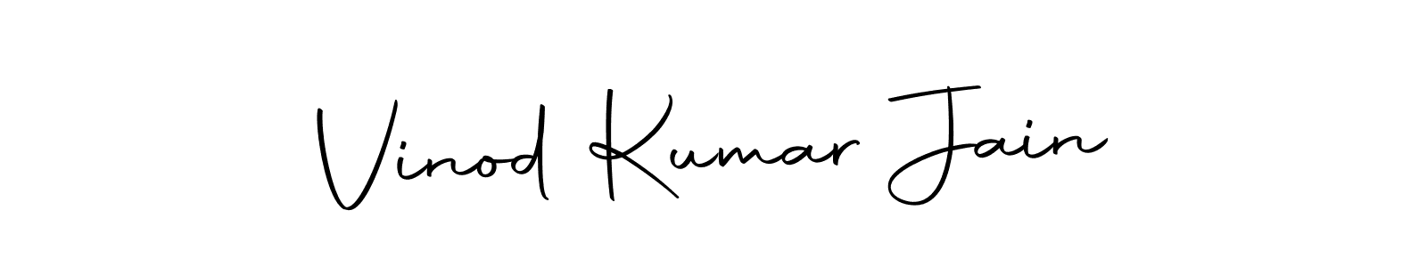 Design your own signature with our free online signature maker. With this signature software, you can create a handwritten (Autography-DOLnW) signature for name Vinod Kumar Jain. Vinod Kumar Jain signature style 10 images and pictures png