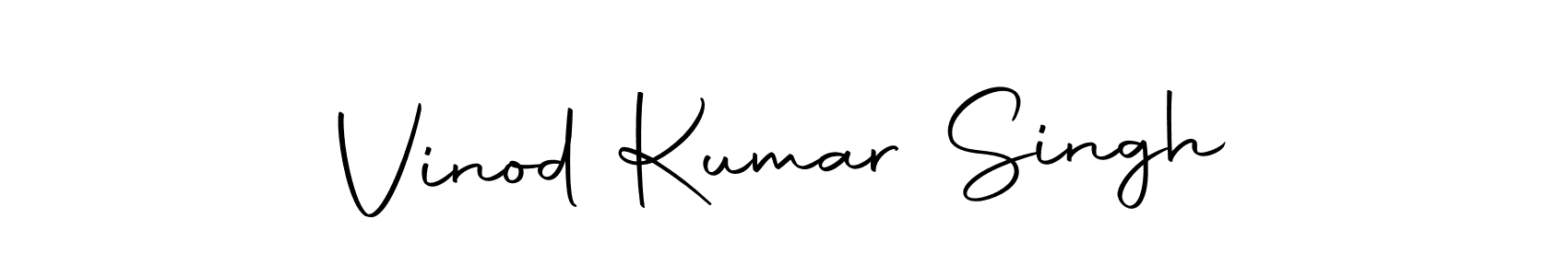 Make a beautiful signature design for name Vinod Kumar Singh. Use this online signature maker to create a handwritten signature for free. Vinod Kumar Singh signature style 10 images and pictures png