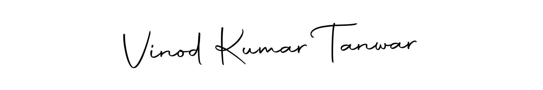 Use a signature maker to create a handwritten signature online. With this signature software, you can design (Autography-DOLnW) your own signature for name Vinod Kumar Tanwar. Vinod Kumar Tanwar signature style 10 images and pictures png