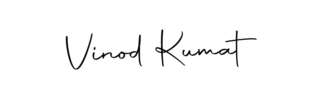 Also we have Vinod Kumat name is the best signature style. Create professional handwritten signature collection using Autography-DOLnW autograph style. Vinod Kumat signature style 10 images and pictures png