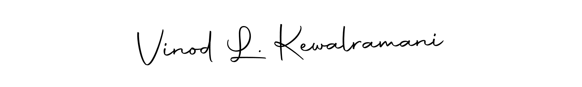 Similarly Autography-DOLnW is the best handwritten signature design. Signature creator online .You can use it as an online autograph creator for name Vinod L. Kewalramani. Vinod L. Kewalramani signature style 10 images and pictures png