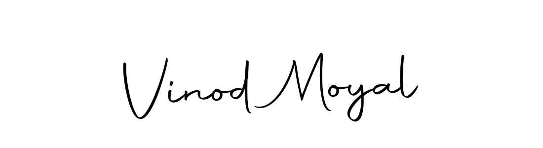 Make a beautiful signature design for name Vinod Moyal. With this signature (Autography-DOLnW) style, you can create a handwritten signature for free. Vinod Moyal signature style 10 images and pictures png