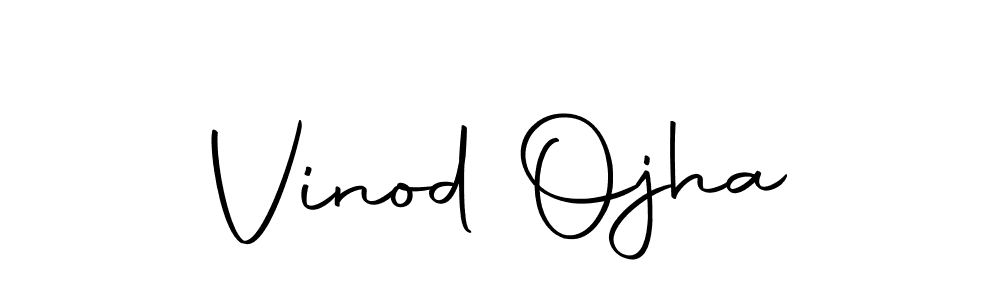 Design your own signature with our free online signature maker. With this signature software, you can create a handwritten (Autography-DOLnW) signature for name Vinod Ojha. Vinod Ojha signature style 10 images and pictures png