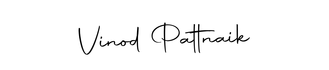 How to make Vinod Pattnaik name signature. Use Autography-DOLnW style for creating short signs online. This is the latest handwritten sign. Vinod Pattnaik signature style 10 images and pictures png