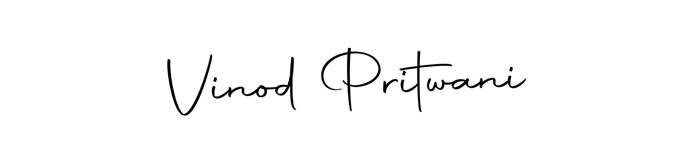 How to make Vinod Pritwani signature? Autography-DOLnW is a professional autograph style. Create handwritten signature for Vinod Pritwani name. Vinod Pritwani signature style 10 images and pictures png