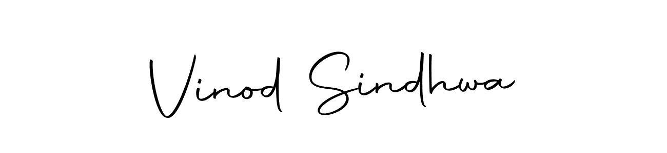Create a beautiful signature design for name Vinod Sindhwa. With this signature (Autography-DOLnW) fonts, you can make a handwritten signature for free. Vinod Sindhwa signature style 10 images and pictures png