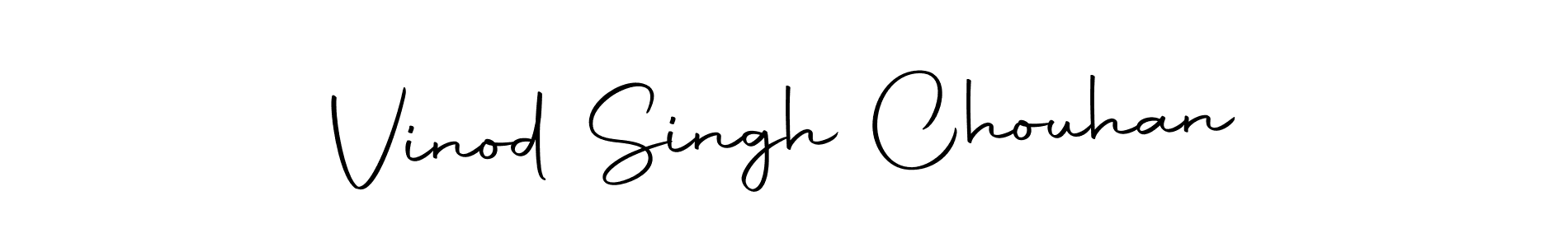 Use a signature maker to create a handwritten signature online. With this signature software, you can design (Autography-DOLnW) your own signature for name Vinod Singh Chouhan. Vinod Singh Chouhan signature style 10 images and pictures png