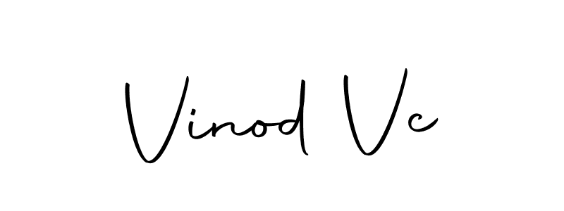 It looks lik you need a new signature style for name Vinod Vc. Design unique handwritten (Autography-DOLnW) signature with our free signature maker in just a few clicks. Vinod Vc signature style 10 images and pictures png