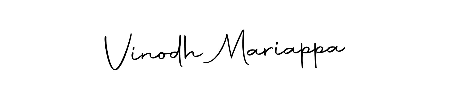 Autography-DOLnW is a professional signature style that is perfect for those who want to add a touch of class to their signature. It is also a great choice for those who want to make their signature more unique. Get Vinodh Mariappa name to fancy signature for free. Vinodh Mariappa signature style 10 images and pictures png