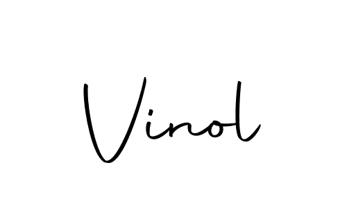 if you are searching for the best signature style for your name Vinol. so please give up your signature search. here we have designed multiple signature styles  using Autography-DOLnW. Vinol signature style 10 images and pictures png