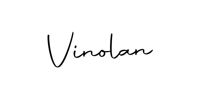 How to make Vinolan signature? Autography-DOLnW is a professional autograph style. Create handwritten signature for Vinolan name. Vinolan signature style 10 images and pictures png