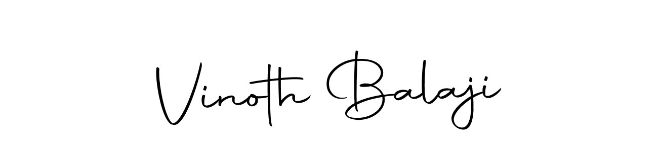 Also we have Vinoth Balaji name is the best signature style. Create professional handwritten signature collection using Autography-DOLnW autograph style. Vinoth Balaji signature style 10 images and pictures png