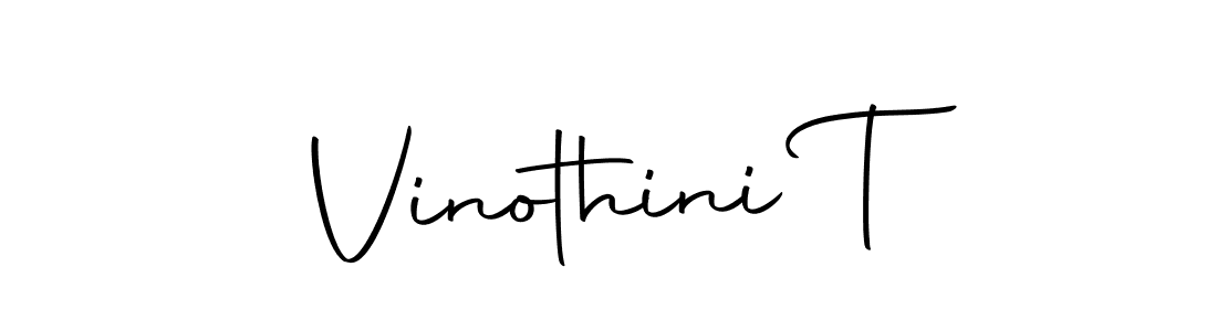Design your own signature with our free online signature maker. With this signature software, you can create a handwritten (Autography-DOLnW) signature for name Vinothini T. Vinothini T signature style 10 images and pictures png