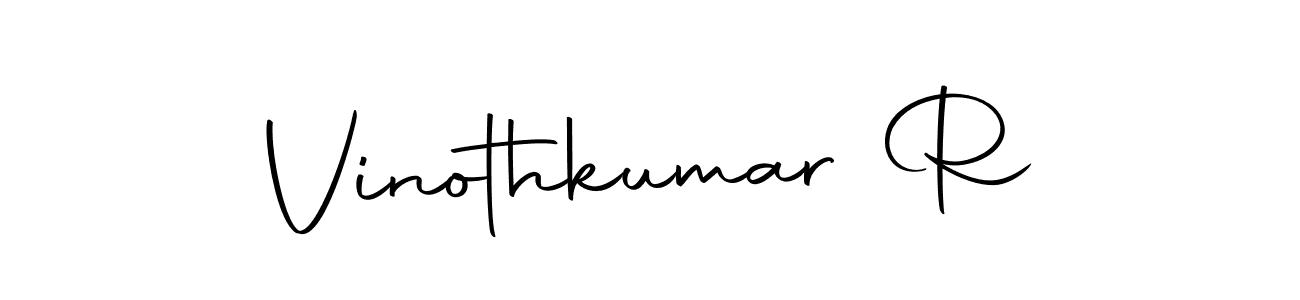 Also we have Vinothkumar R name is the best signature style. Create professional handwritten signature collection using Autography-DOLnW autograph style. Vinothkumar R signature style 10 images and pictures png