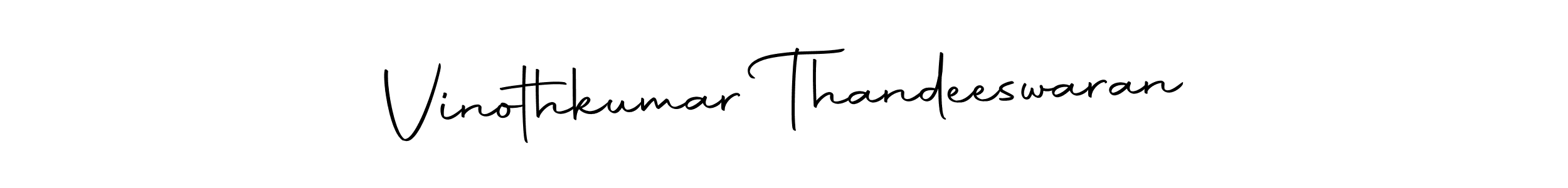 Use a signature maker to create a handwritten signature online. With this signature software, you can design (Autography-DOLnW) your own signature for name Vinothkumar Thandeeswaran. Vinothkumar Thandeeswaran signature style 10 images and pictures png