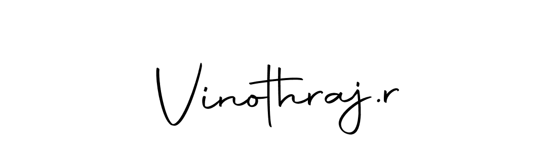 Vinothraj.r stylish signature style. Best Handwritten Sign (Autography-DOLnW) for my name. Handwritten Signature Collection Ideas for my name Vinothraj.r. Vinothraj.r signature style 10 images and pictures png