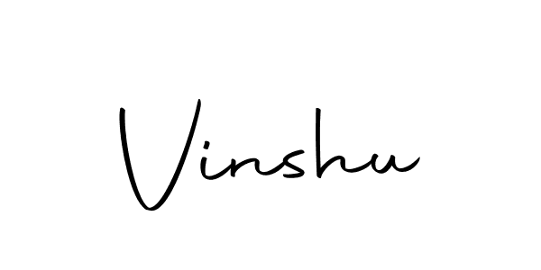 How to make Vinshu signature? Autography-DOLnW is a professional autograph style. Create handwritten signature for Vinshu name. Vinshu signature style 10 images and pictures png