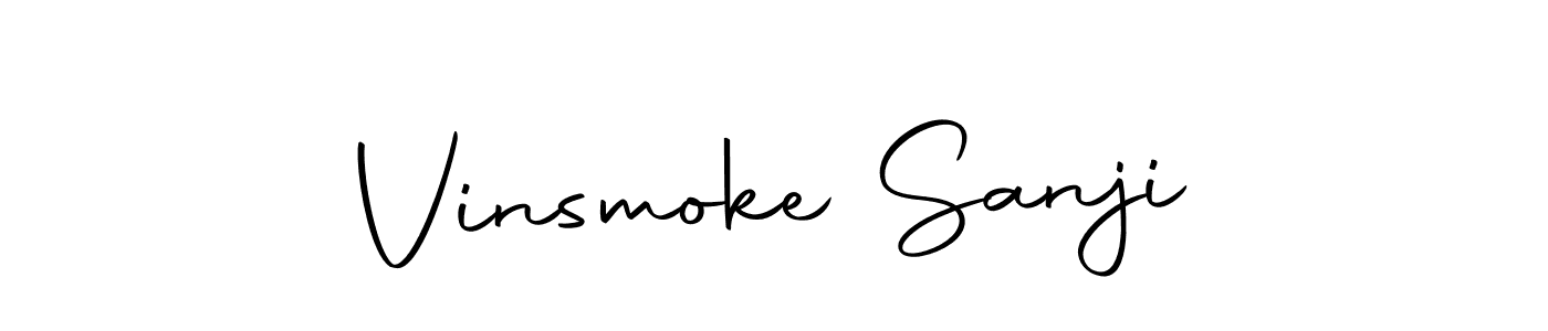 Design your own signature with our free online signature maker. With this signature software, you can create a handwritten (Autography-DOLnW) signature for name Vinsmoke Sanji. Vinsmoke Sanji signature style 10 images and pictures png