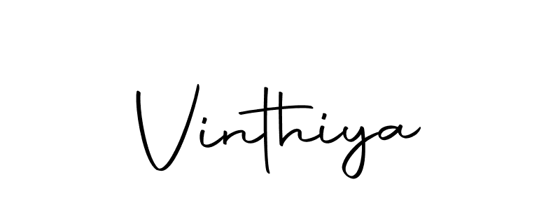 Create a beautiful signature design for name Vinthiya. With this signature (Autography-DOLnW) fonts, you can make a handwritten signature for free. Vinthiya signature style 10 images and pictures png
