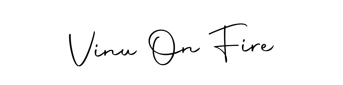 How to make Vinu On Fire signature? Autography-DOLnW is a professional autograph style. Create handwritten signature for Vinu On Fire name. Vinu On Fire signature style 10 images and pictures png