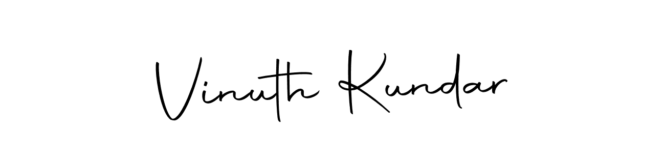 if you are searching for the best signature style for your name Vinuth Kundar. so please give up your signature search. here we have designed multiple signature styles  using Autography-DOLnW. Vinuth Kundar signature style 10 images and pictures png