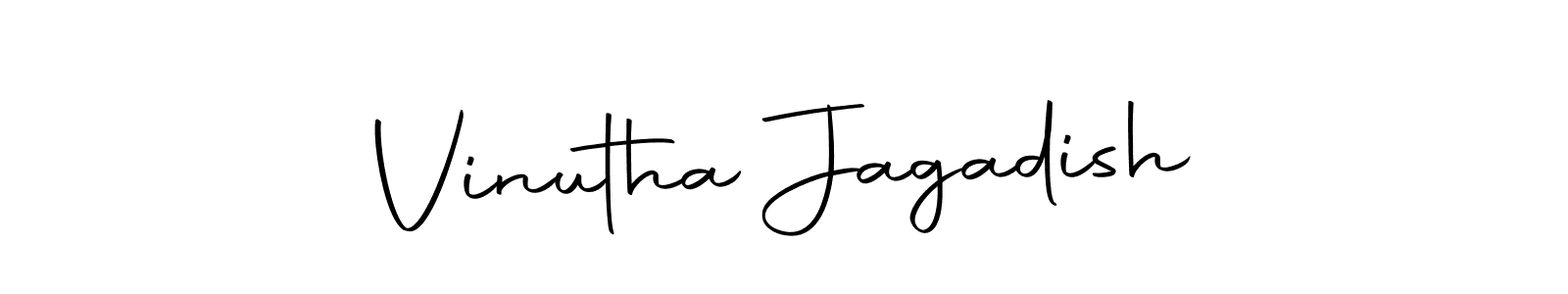 Design your own signature with our free online signature maker. With this signature software, you can create a handwritten (Autography-DOLnW) signature for name Vinutha Jagadish. Vinutha Jagadish signature style 10 images and pictures png