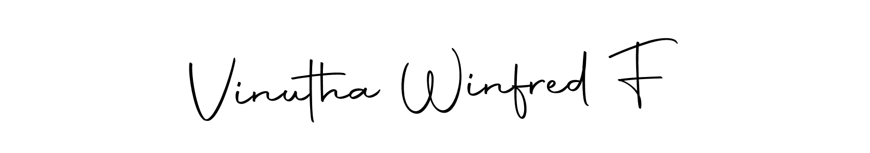 It looks lik you need a new signature style for name Vinutha Winfred F. Design unique handwritten (Autography-DOLnW) signature with our free signature maker in just a few clicks. Vinutha Winfred F signature style 10 images and pictures png