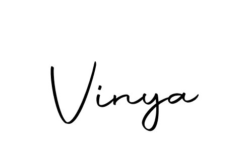 You should practise on your own different ways (Autography-DOLnW) to write your name (Vinya) in signature. don't let someone else do it for you. Vinya signature style 10 images and pictures png