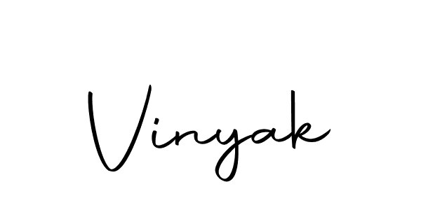 Create a beautiful signature design for name Vinyak. With this signature (Autography-DOLnW) fonts, you can make a handwritten signature for free. Vinyak signature style 10 images and pictures png