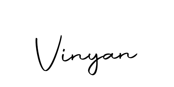 Use a signature maker to create a handwritten signature online. With this signature software, you can design (Autography-DOLnW) your own signature for name Vinyan. Vinyan signature style 10 images and pictures png