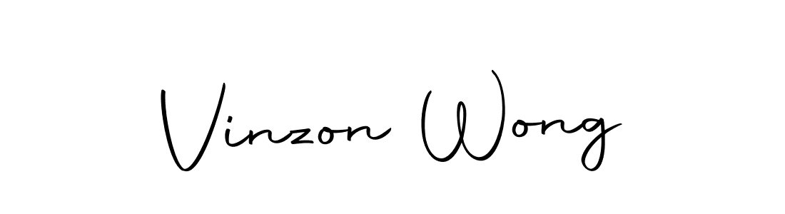 Make a beautiful signature design for name Vinzon Wong. With this signature (Autography-DOLnW) style, you can create a handwritten signature for free. Vinzon Wong signature style 10 images and pictures png