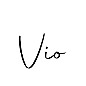 Use a signature maker to create a handwritten signature online. With this signature software, you can design (Autography-DOLnW) your own signature for name Vio. Vio signature style 10 images and pictures png