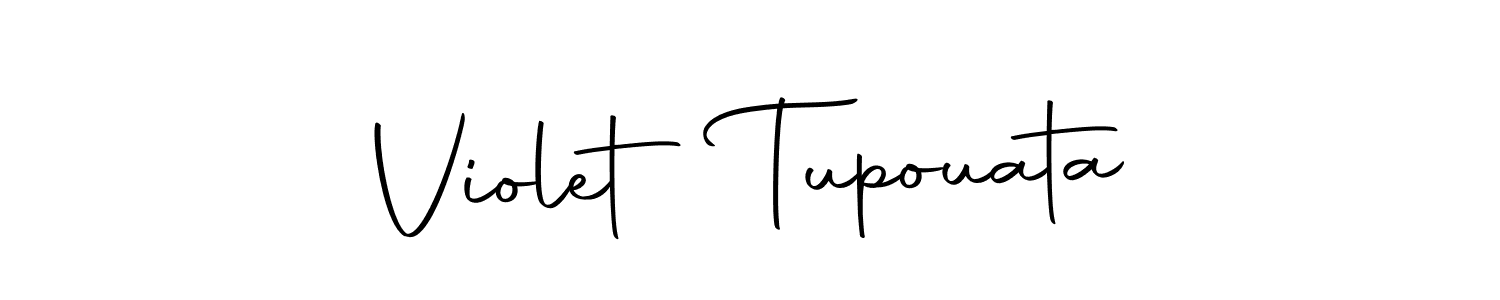Make a beautiful signature design for name Violet Tupouata. With this signature (Autography-DOLnW) style, you can create a handwritten signature for free. Violet Tupouata signature style 10 images and pictures png