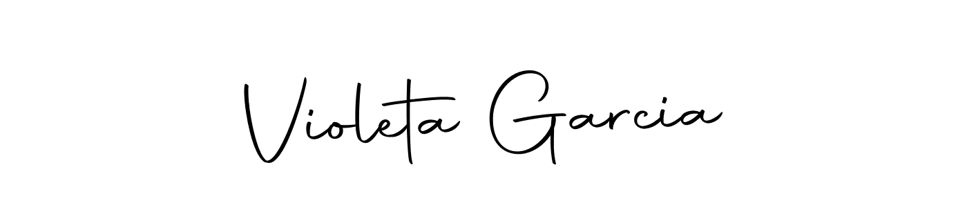How to make Violeta Garcia name signature. Use Autography-DOLnW style for creating short signs online. This is the latest handwritten sign. Violeta Garcia signature style 10 images and pictures png