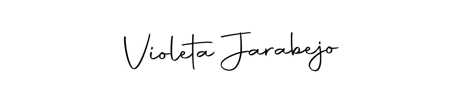 Make a beautiful signature design for name Violeta Jarabejo. With this signature (Autography-DOLnW) style, you can create a handwritten signature for free. Violeta Jarabejo signature style 10 images and pictures png