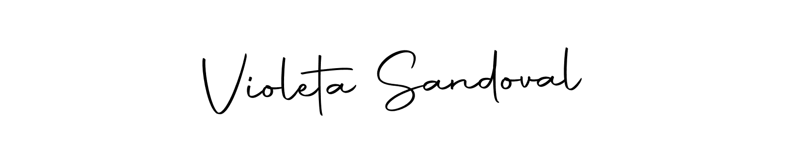 Make a beautiful signature design for name Violeta Sandoval. With this signature (Autography-DOLnW) style, you can create a handwritten signature for free. Violeta Sandoval signature style 10 images and pictures png