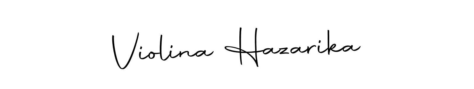 Make a beautiful signature design for name Violina Hazarika. With this signature (Autography-DOLnW) style, you can create a handwritten signature for free. Violina Hazarika signature style 10 images and pictures png