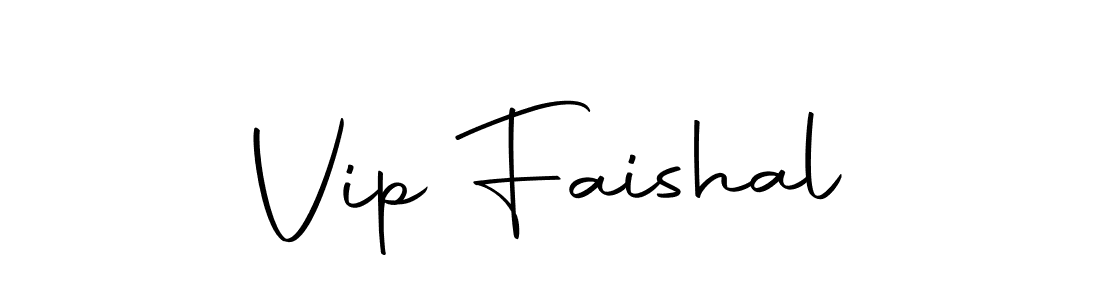 Make a beautiful signature design for name Vip Faishal. With this signature (Autography-DOLnW) style, you can create a handwritten signature for free. Vip Faishal signature style 10 images and pictures png