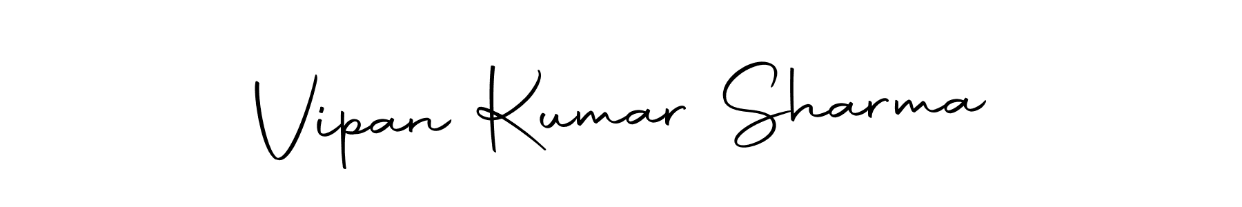 Create a beautiful signature design for name Vipan Kumar Sharma. With this signature (Autography-DOLnW) fonts, you can make a handwritten signature for free. Vipan Kumar Sharma signature style 10 images and pictures png