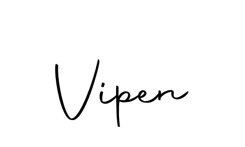 Use a signature maker to create a handwritten signature online. With this signature software, you can design (Autography-DOLnW) your own signature for name Vipen. Vipen signature style 10 images and pictures png