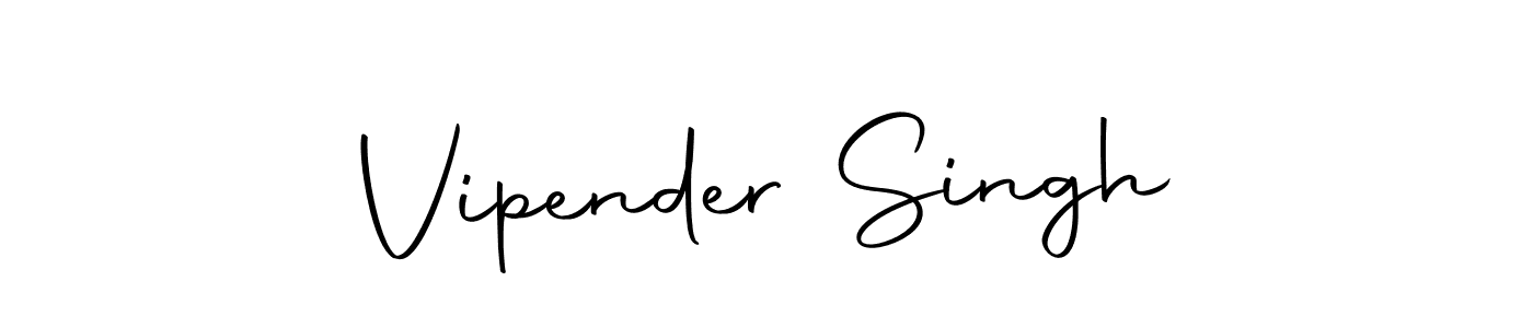 Vipender Singh stylish signature style. Best Handwritten Sign (Autography-DOLnW) for my name. Handwritten Signature Collection Ideas for my name Vipender Singh. Vipender Singh signature style 10 images and pictures png