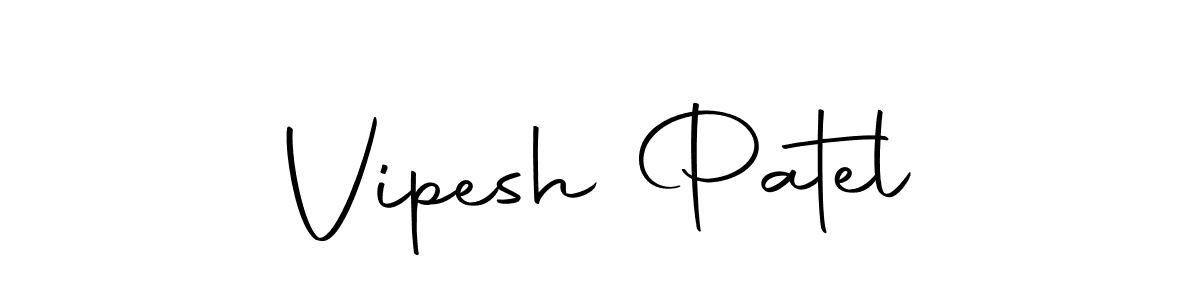 Design your own signature with our free online signature maker. With this signature software, you can create a handwritten (Autography-DOLnW) signature for name Vipesh Patel. Vipesh Patel signature style 10 images and pictures png