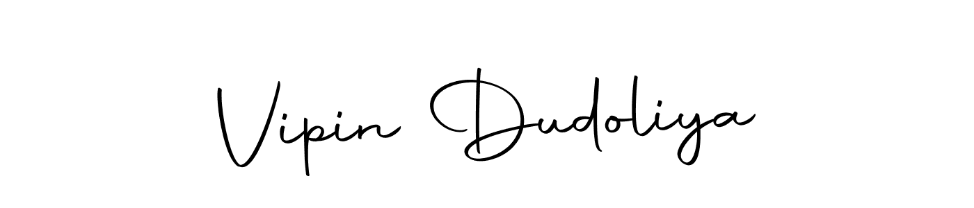 Use a signature maker to create a handwritten signature online. With this signature software, you can design (Autography-DOLnW) your own signature for name Vipin Dudoliya. Vipin Dudoliya signature style 10 images and pictures png