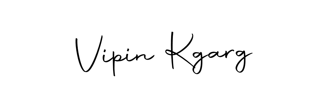 Make a beautiful signature design for name Vipin Kgarg. Use this online signature maker to create a handwritten signature for free. Vipin Kgarg signature style 10 images and pictures png
