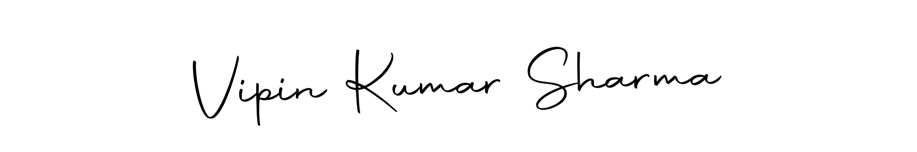 Make a short Vipin Kumar Sharma signature style. Manage your documents anywhere anytime using Autography-DOLnW. Create and add eSignatures, submit forms, share and send files easily. Vipin Kumar Sharma signature style 10 images and pictures png