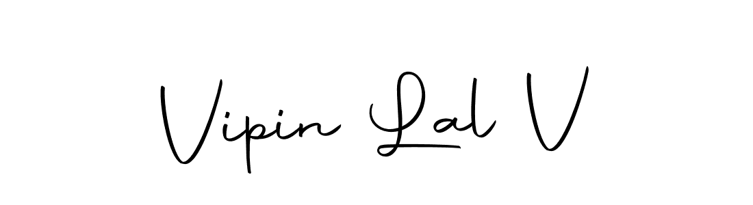 Make a beautiful signature design for name Vipin Lal V. Use this online signature maker to create a handwritten signature for free. Vipin Lal V signature style 10 images and pictures png