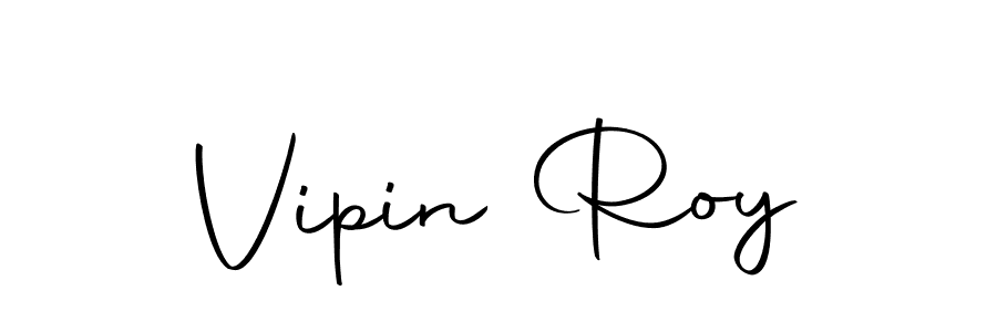How to make Vipin Roy name signature. Use Autography-DOLnW style for creating short signs online. This is the latest handwritten sign. Vipin Roy signature style 10 images and pictures png