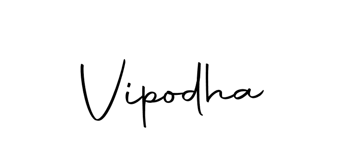 How to make Vipodha name signature. Use Autography-DOLnW style for creating short signs online. This is the latest handwritten sign. Vipodha signature style 10 images and pictures png