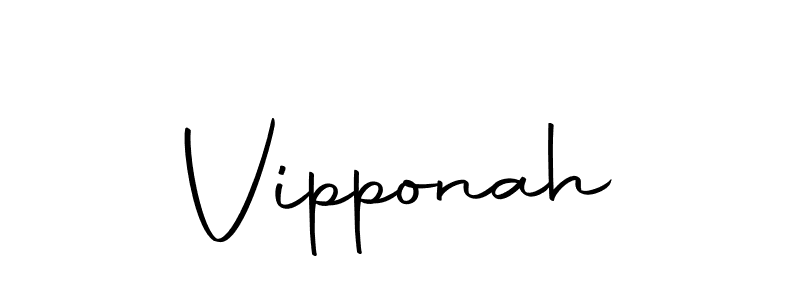 How to make Vipponah signature? Autography-DOLnW is a professional autograph style. Create handwritten signature for Vipponah name. Vipponah signature style 10 images and pictures png